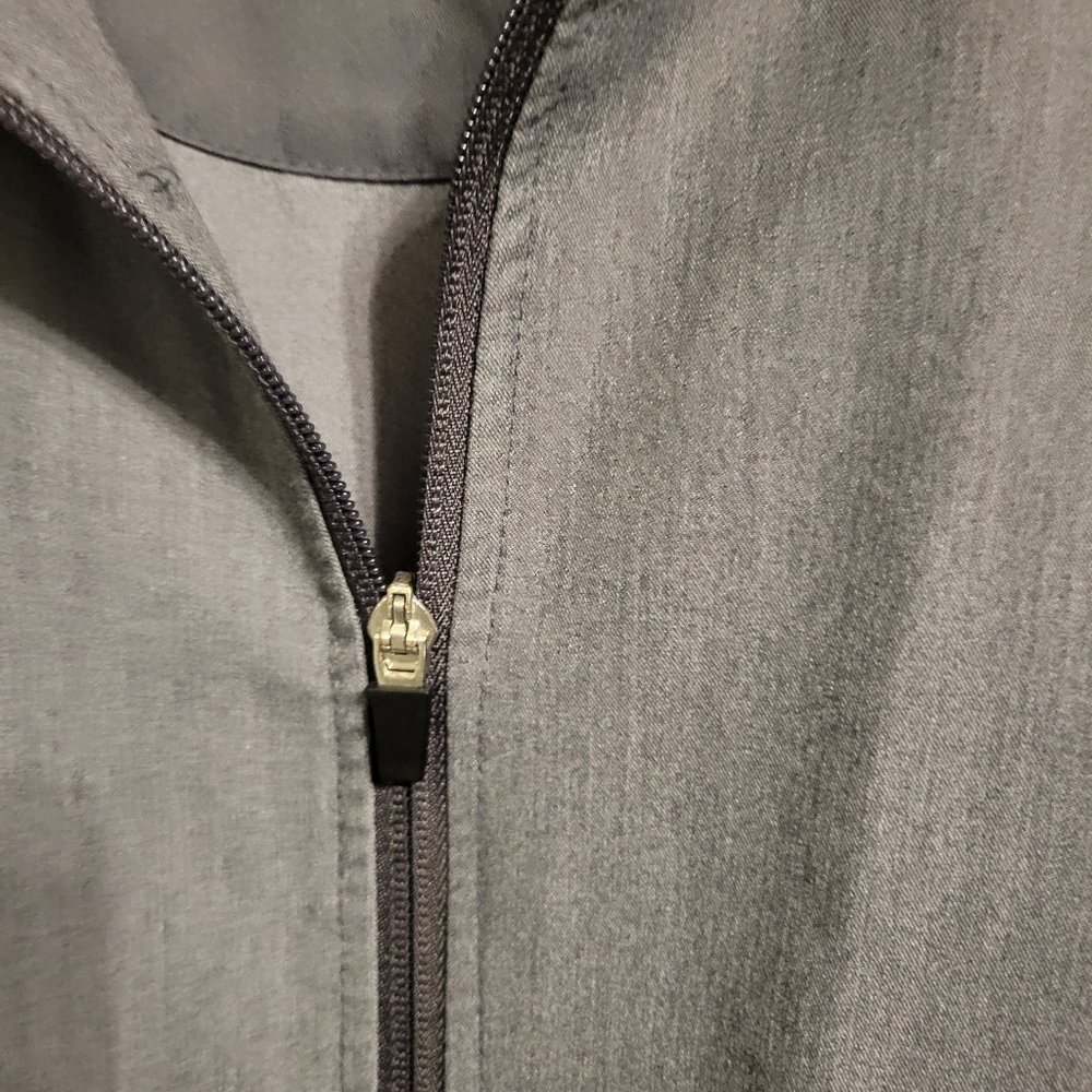 Gray Scrub Jacket 3X - Picture 5 of 10